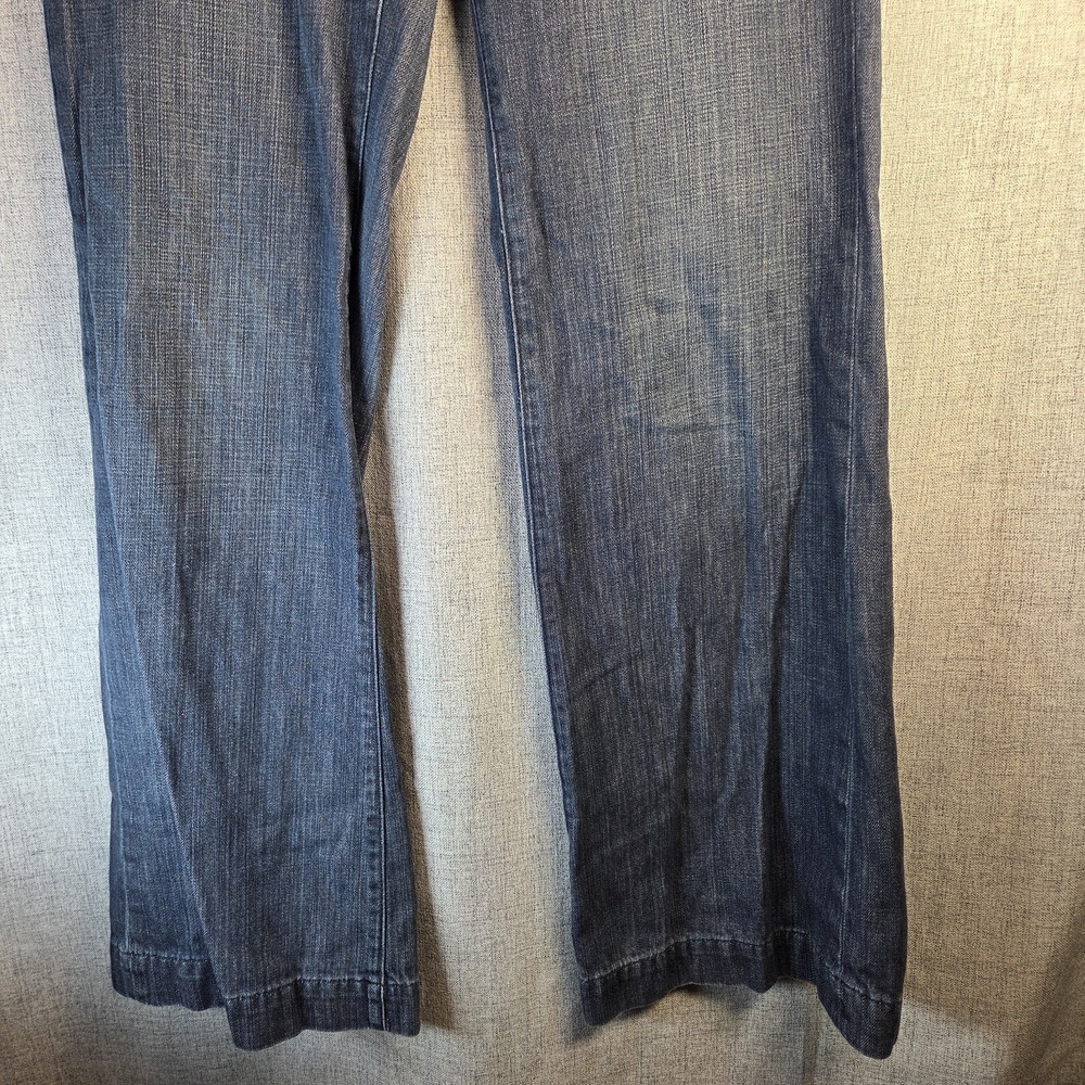 Gap Limited Edition Flare Jeans Womens Sz 6 Blue Mid Rise Stretch Festival - Picture 4 of 8